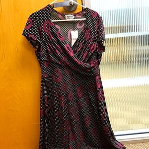 Leota Dotted Leopard Dress Dia & Co Exclusive